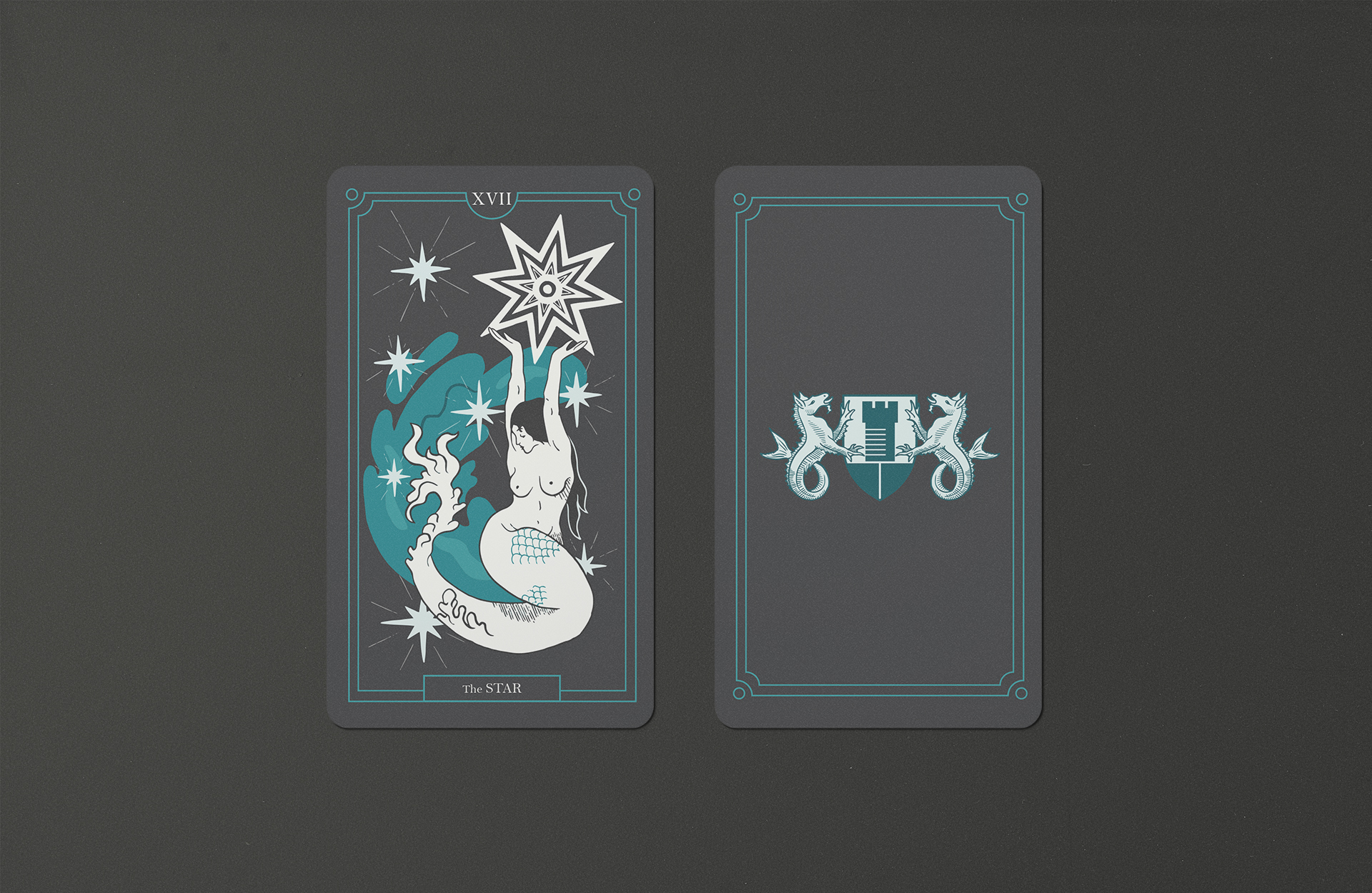 The star card and the card back design